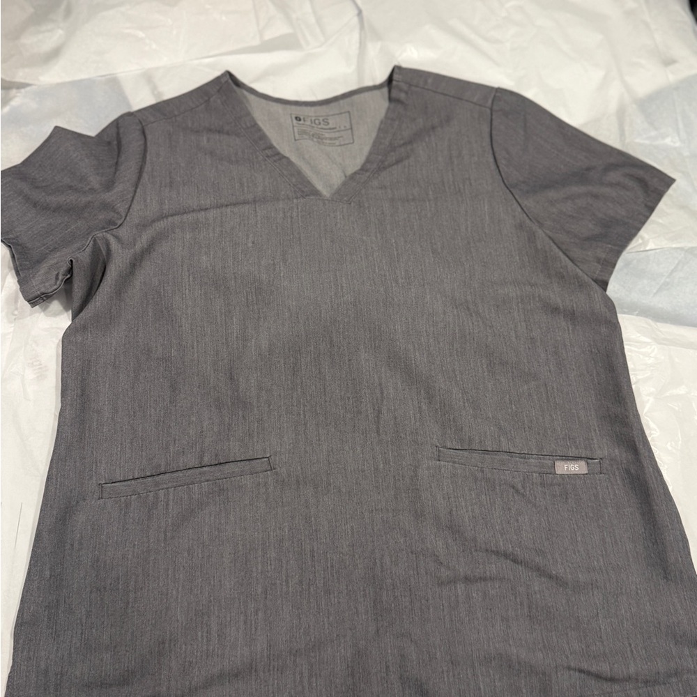 Figs Scrub Set - Graphite - Large - Picture 2 of 8